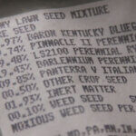 Breakdown of Sunny Lawn Seed Mixture